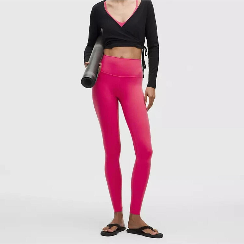 Lululemon Align High Rise Pant 28" Sonic Pink Size 6  Workout Yoga Leggings